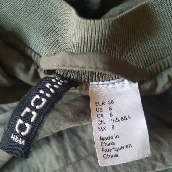 Green Bomber Jacket - Picture 3 of 3